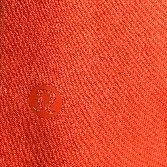 Lululemon Scuba High-Rise French Terry Warm Coral Orange - Picture 6 of 7